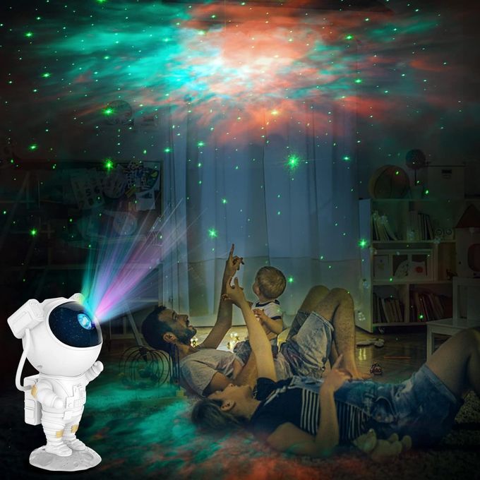 Jeux de lumière forme Robot en blanc 2 modes avec cable