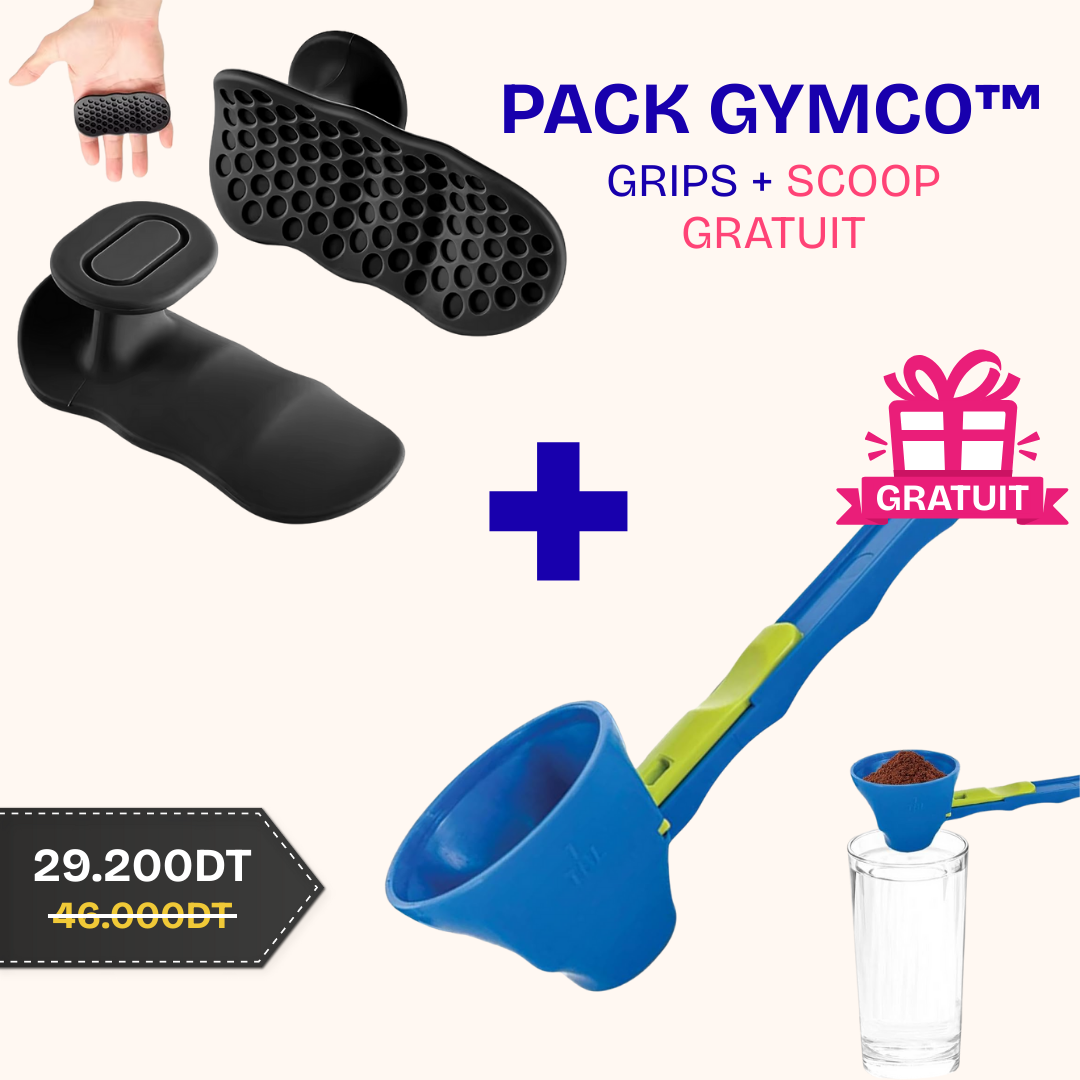 💪 GYMCO™ – Pack Essentiel Gym | Grips + Scoop Gratuit