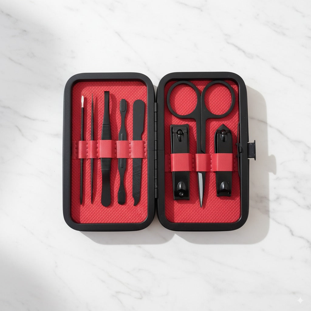 Pack Hygiène & Soin Masculin 4 en 1 | 2 Tondeuses, Kit Pédicure & Filtre à Cigarette