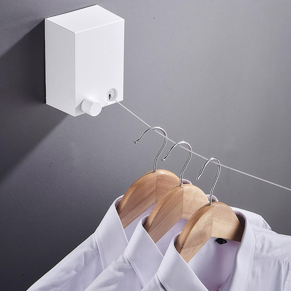 Sèche à linge rétractable en acier inoxydable – Corde 4.2 m