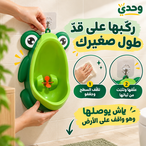 تعليق مبولة وحدي في ارتفاع مناسب للطفل
