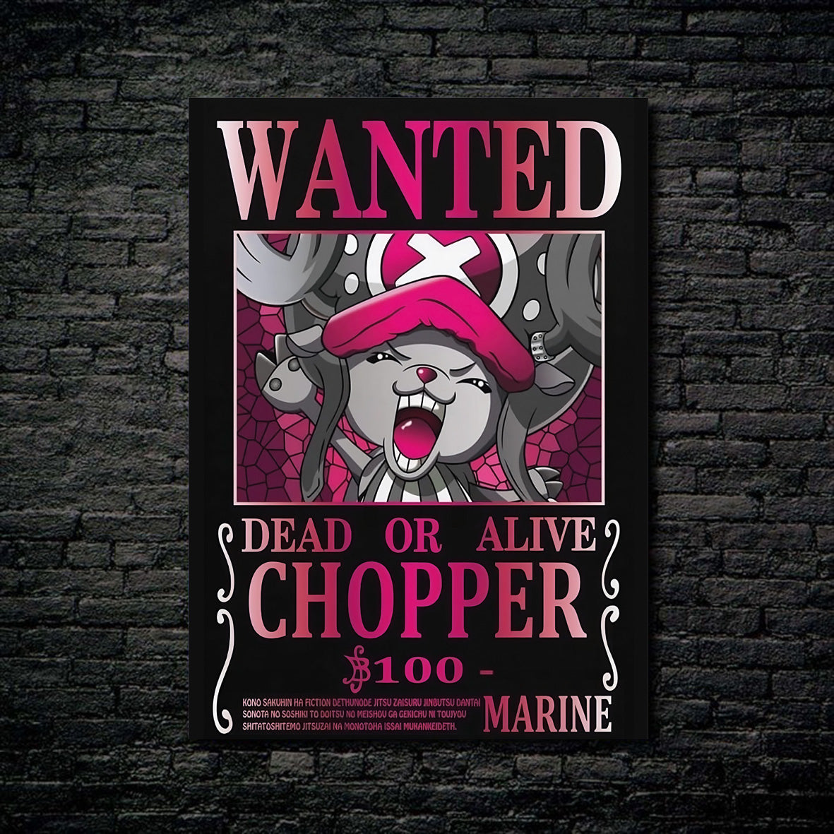 Tableau Wanted Chopper