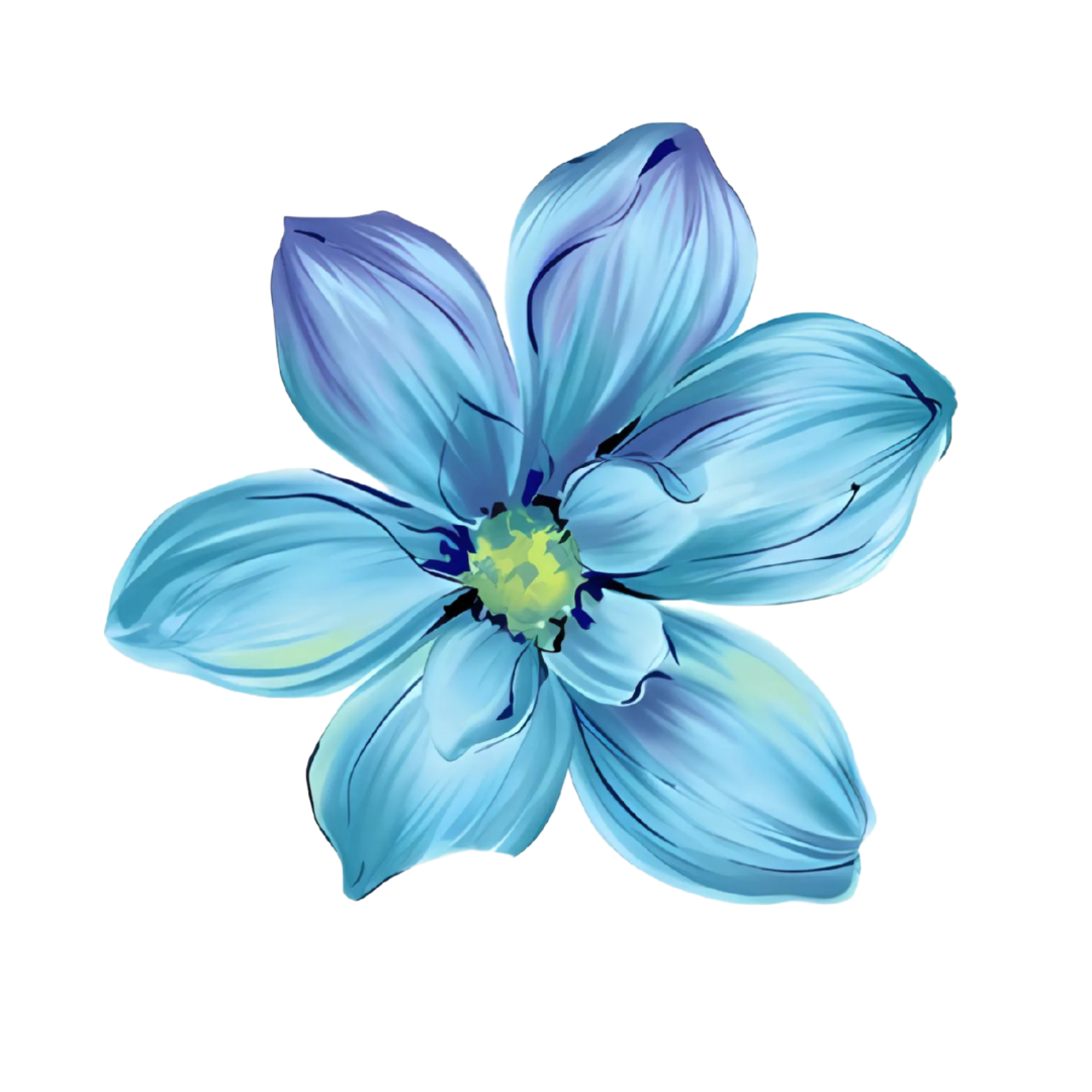 Fleur Bleu Ciel
