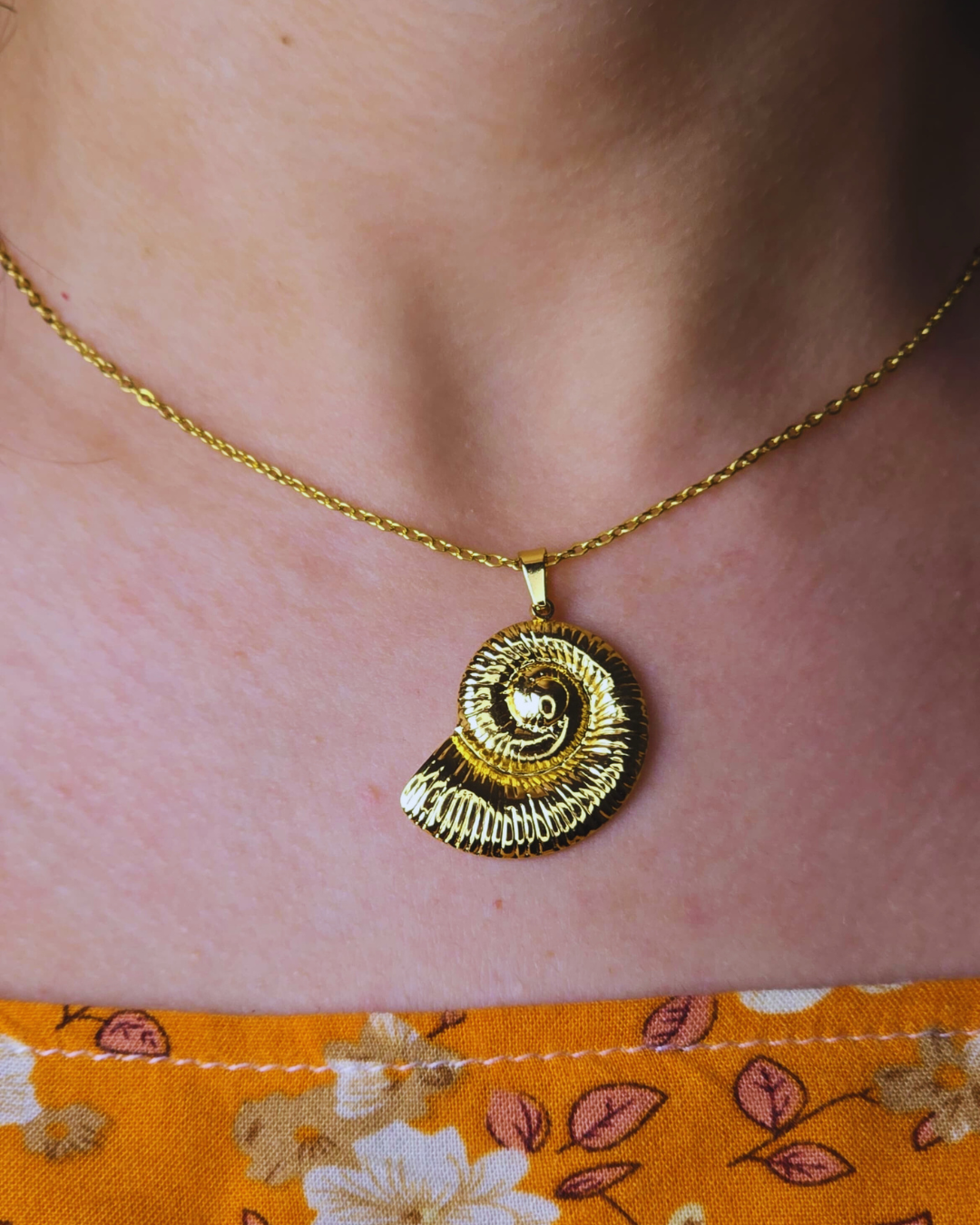 Parure Coquillage d’Or