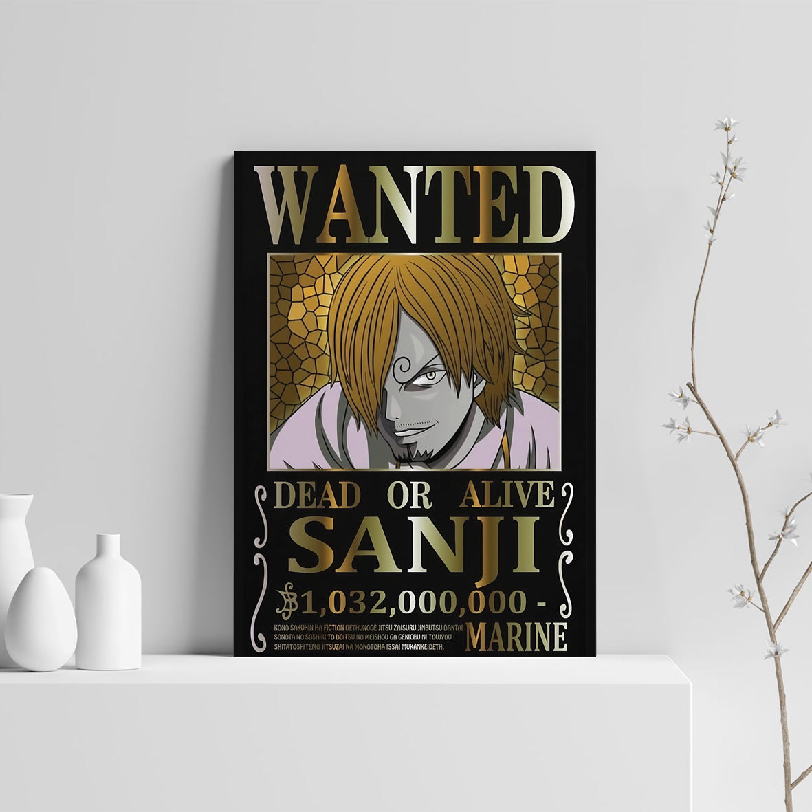 Tableau Wanted Sanji