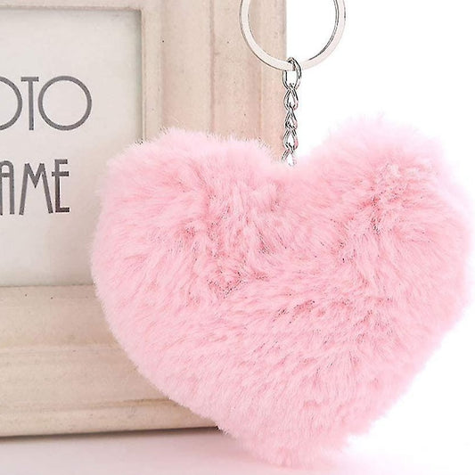 Porte clés Coeur rose