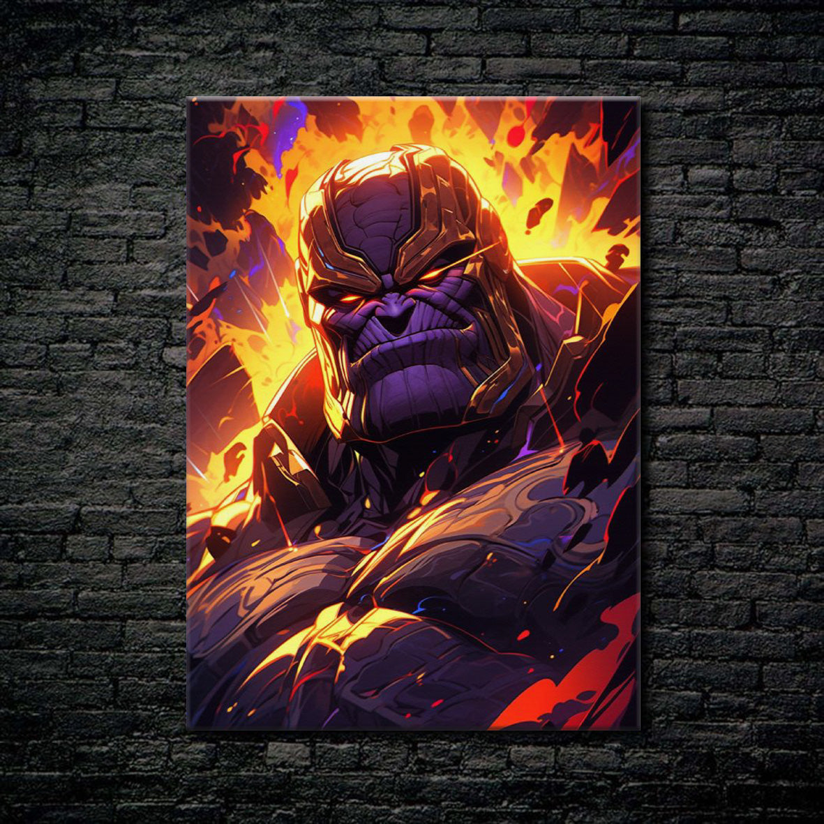 Tableau résine Thanos