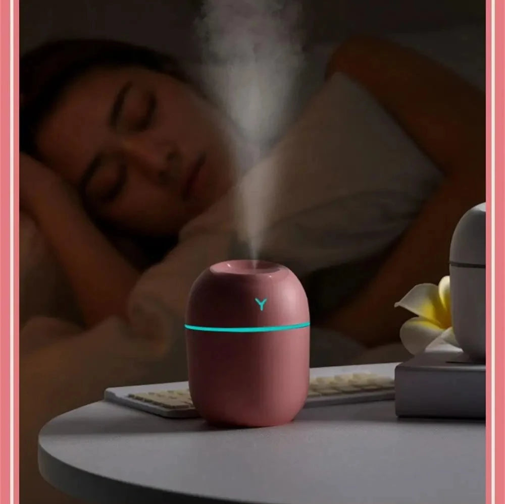 Portable LED Humidifier - White