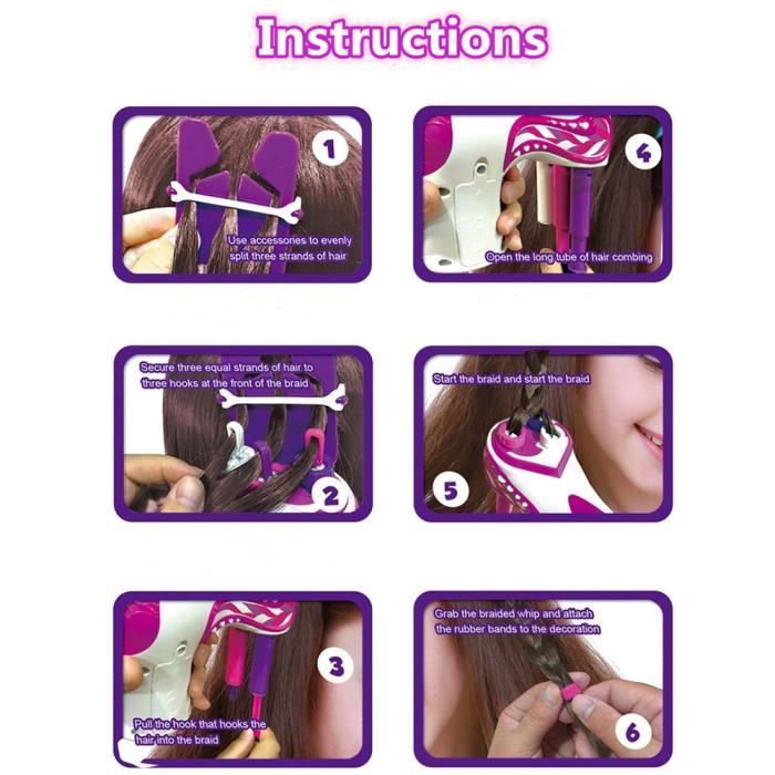 Girls Electric Automatic Hair Braid Diy Stylish Braiding Hairstyle Tool