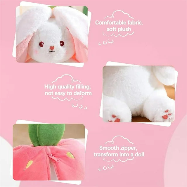 Strawberry bunny plush
