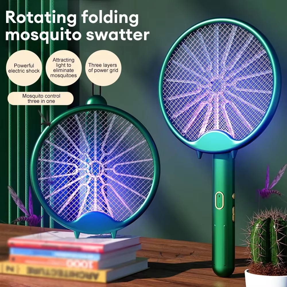 Raquette Anti-Moustiques Électrique Pliable