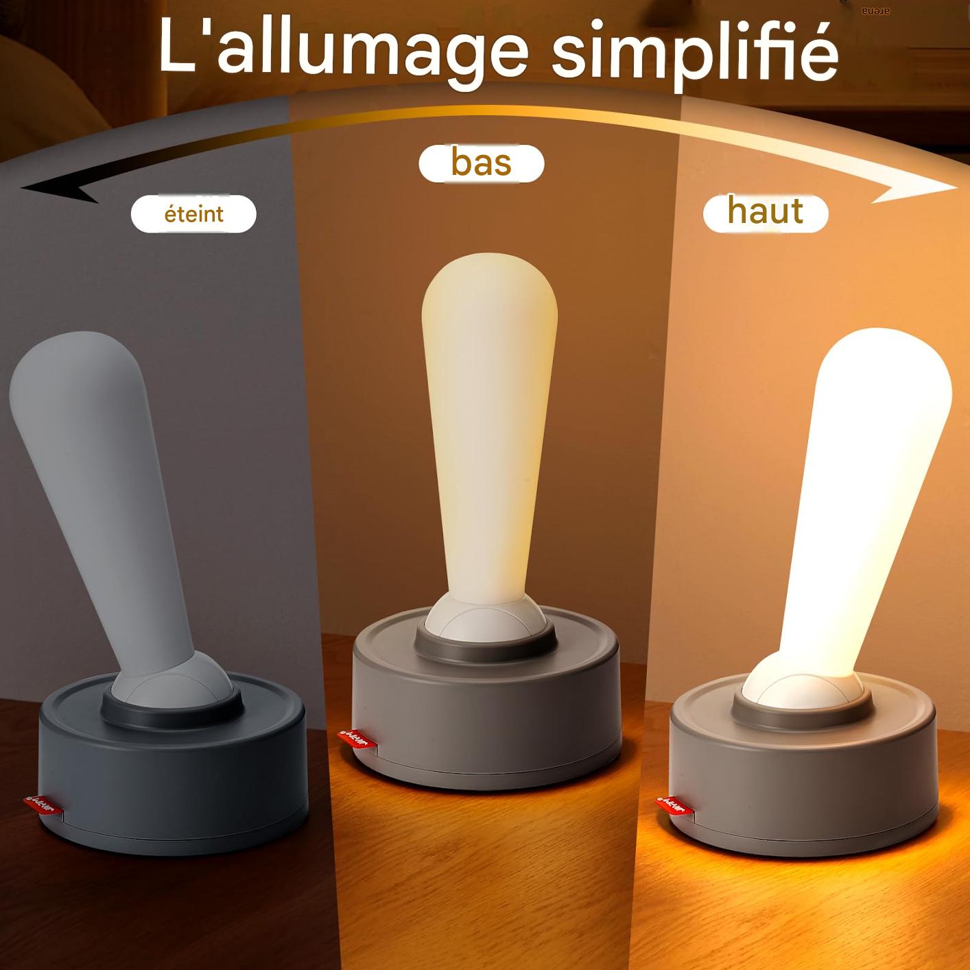 Luxora™ - Lampe de Table Sans Fil Rechargeable