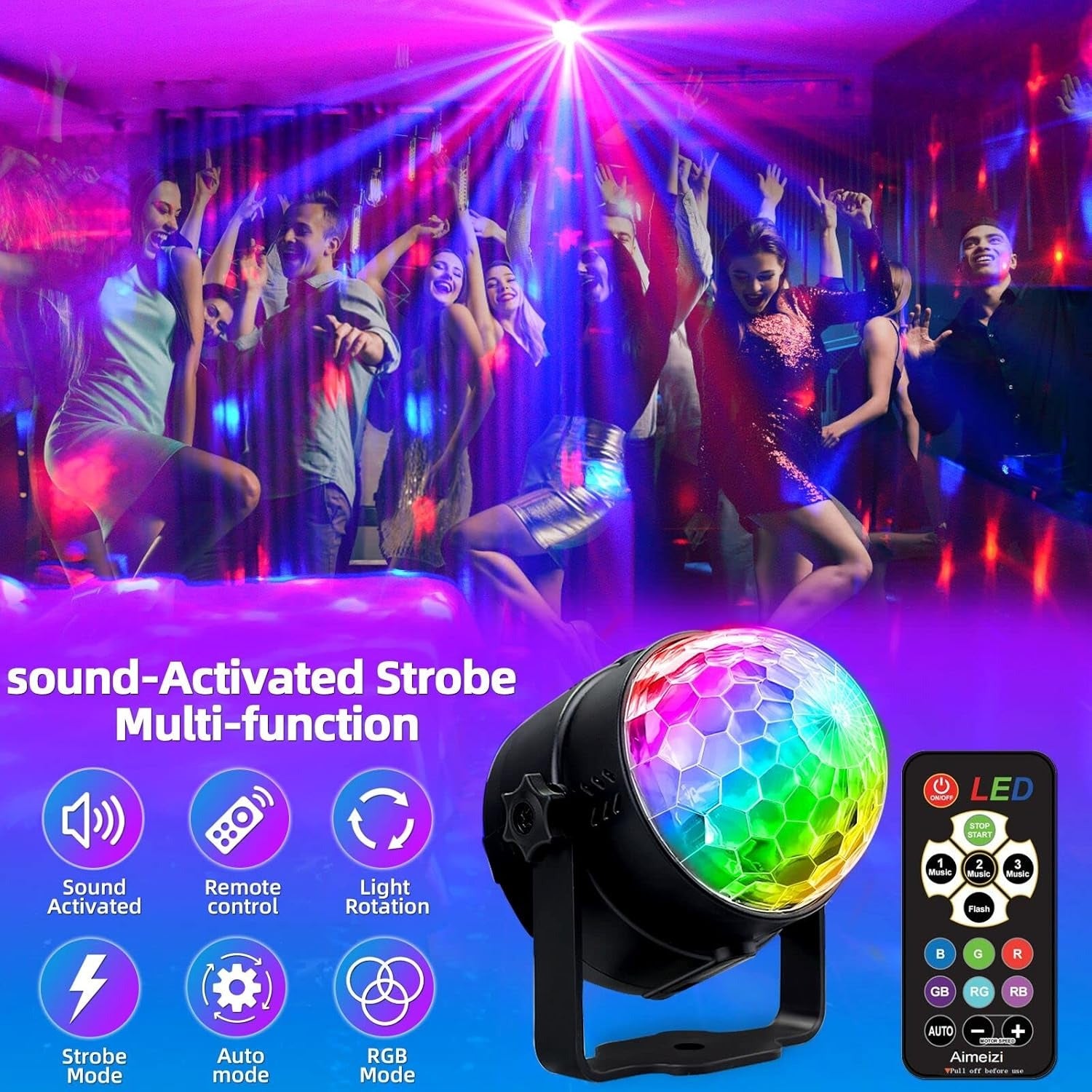 Disco Ball RGB Light