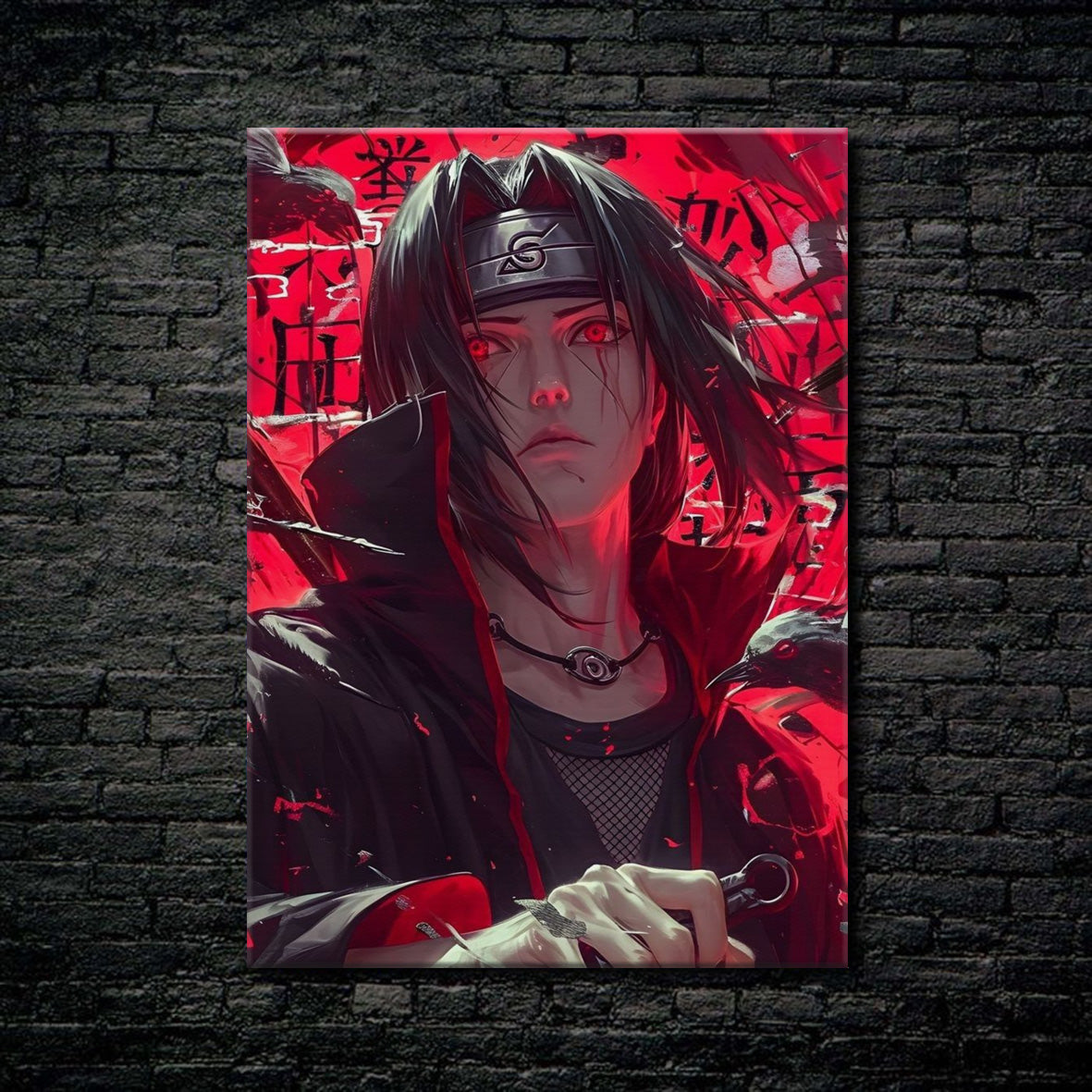 Tableau Itachi Uchiwa