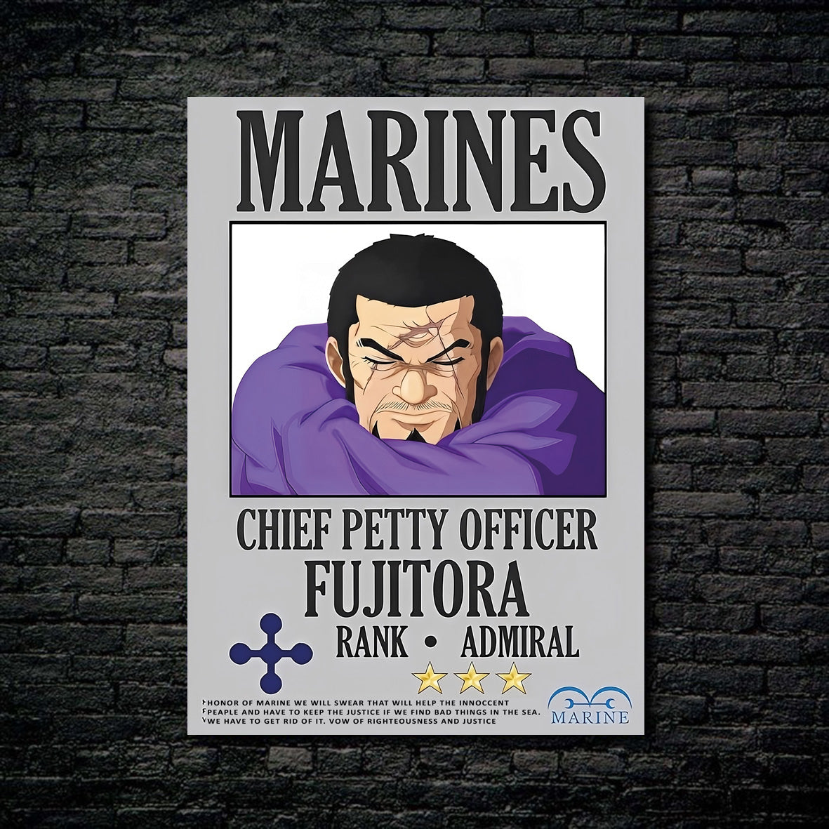 Tableau Marines Admiral Fujitora