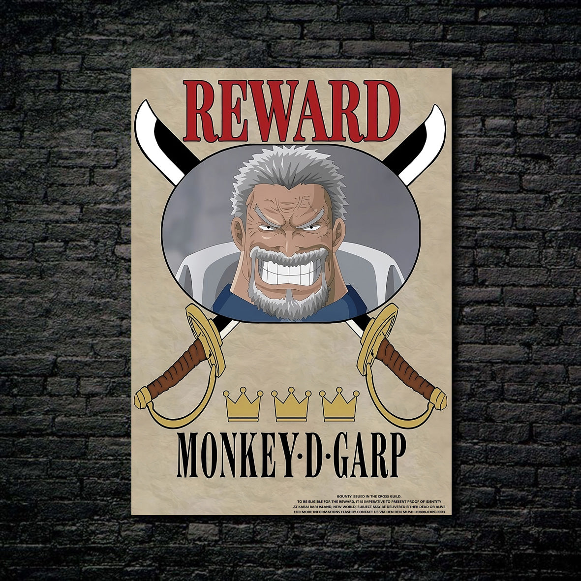 Tableau Cross Guild Reward Monkey D-Garp