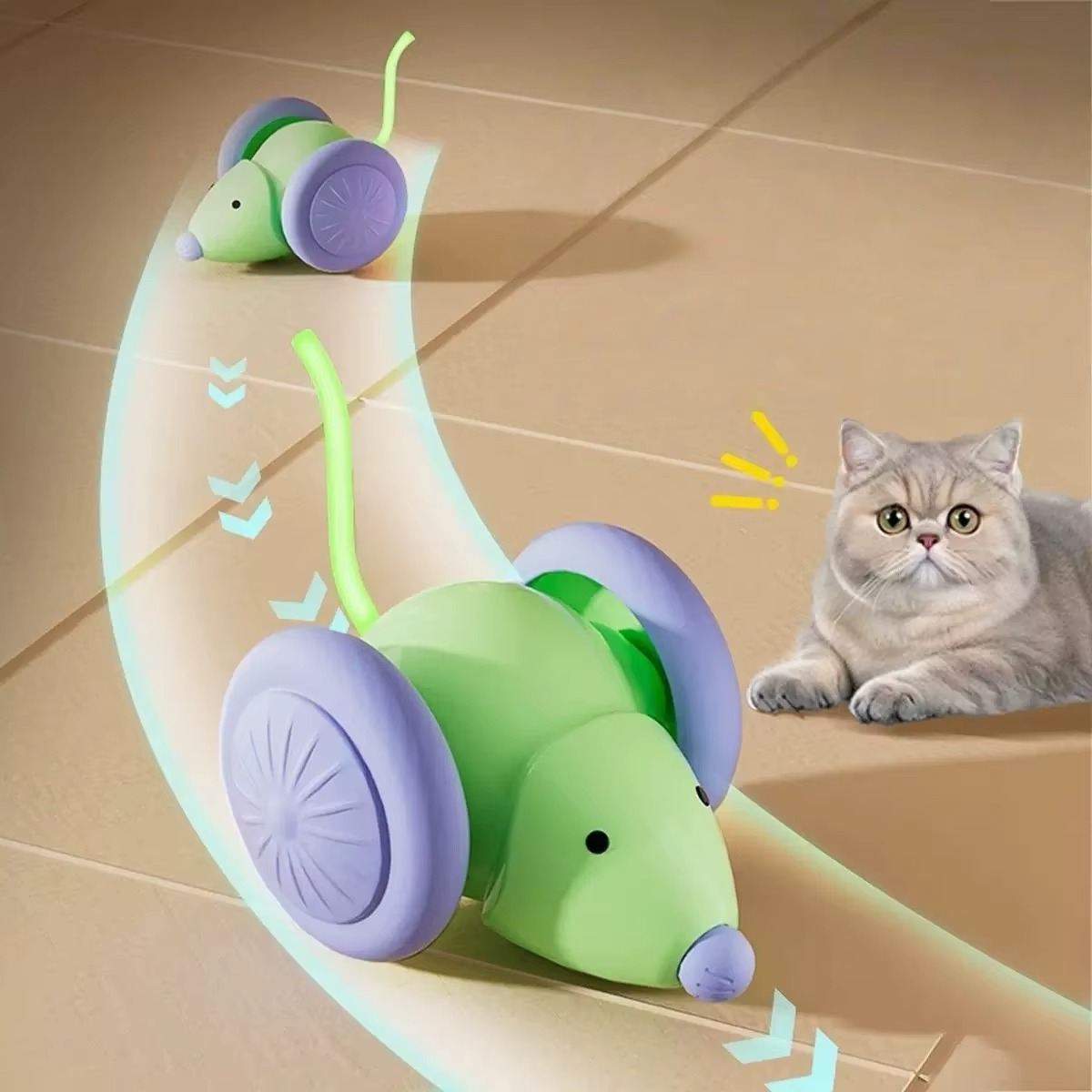 Souris Jouet Gyroscopique Rollie