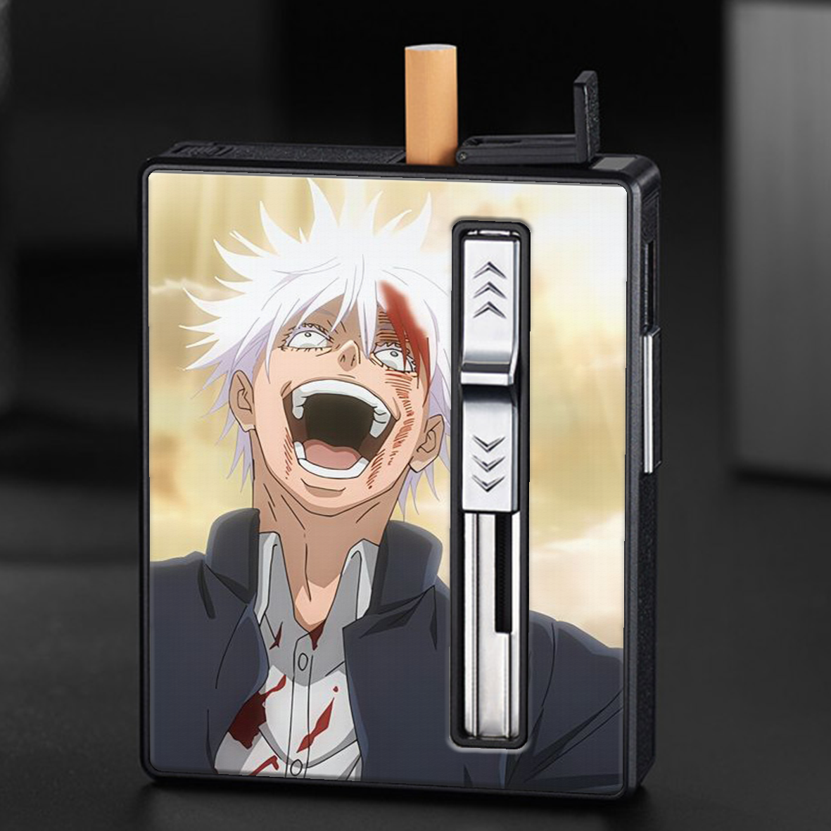 Premium Cigarette Case Gojo Saturo