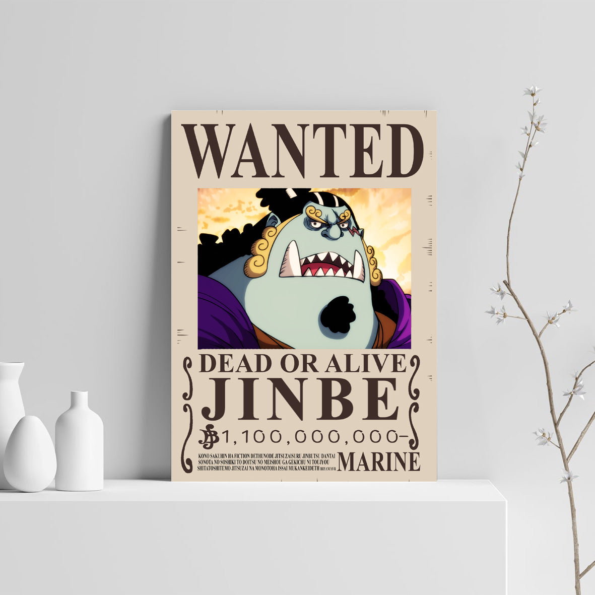 Tableau Wanted Jinbe