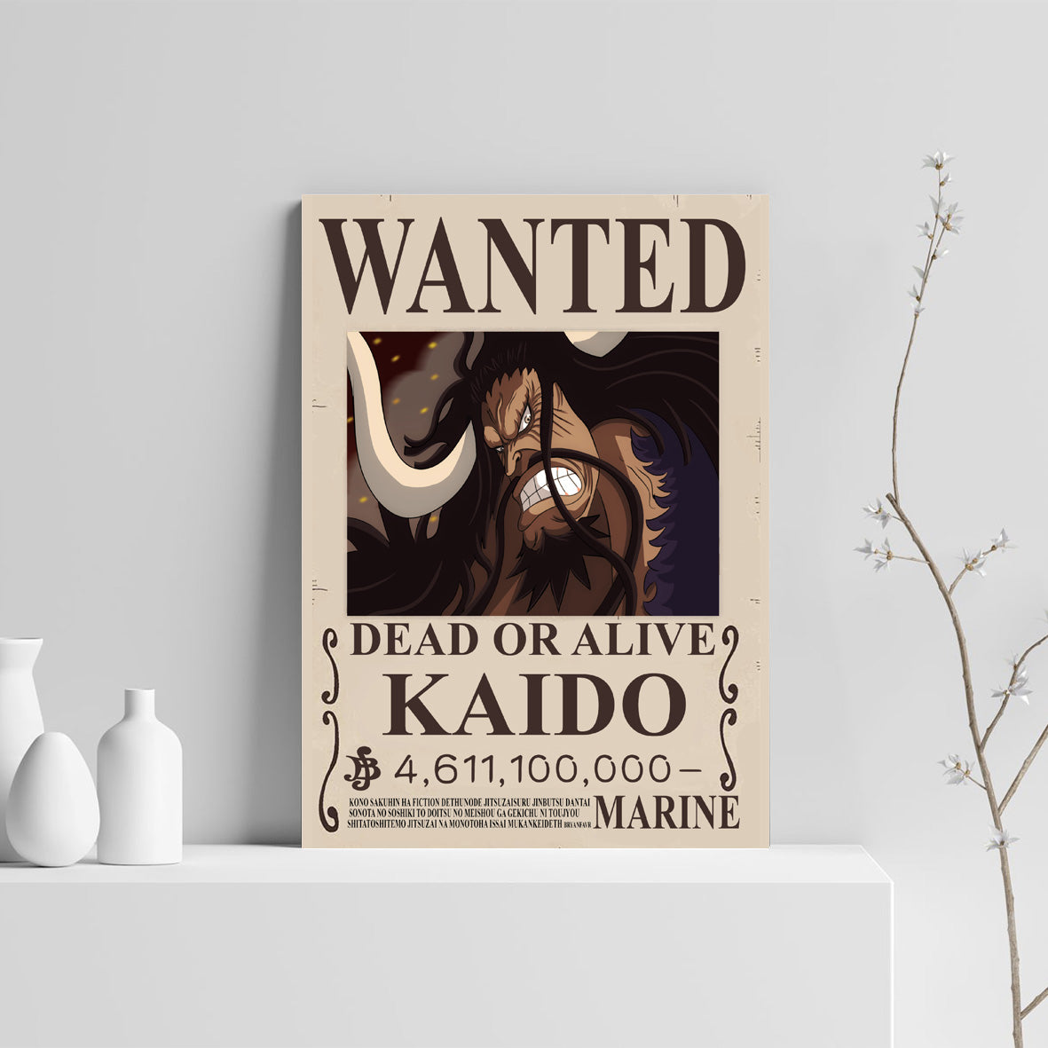 Tableau Wanted Kaido