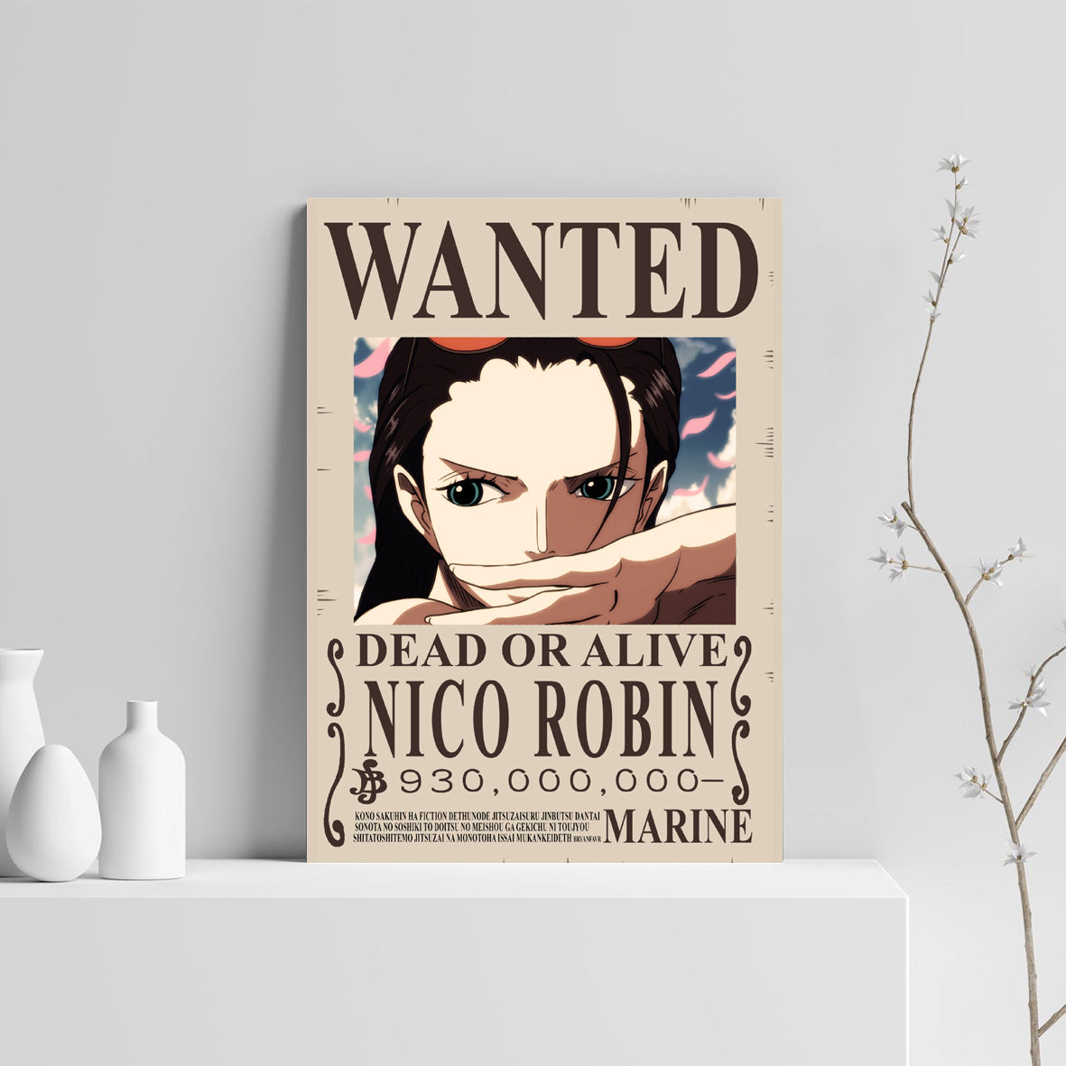 Tableau Wanted Nico Robin