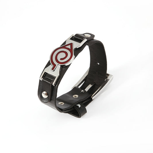 Bracelet Naruto Feuille Rouge