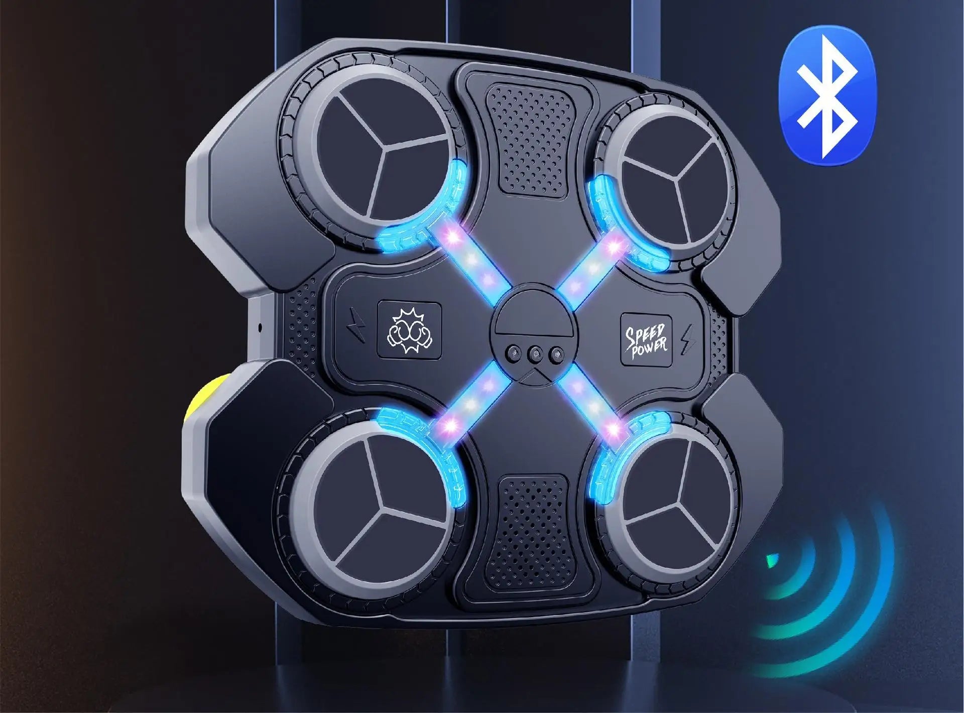 Smart Unisex Wall Mount Boxing Toy Electronic Music Punching Trainer Home Fitness Equipment with Target for All Ages