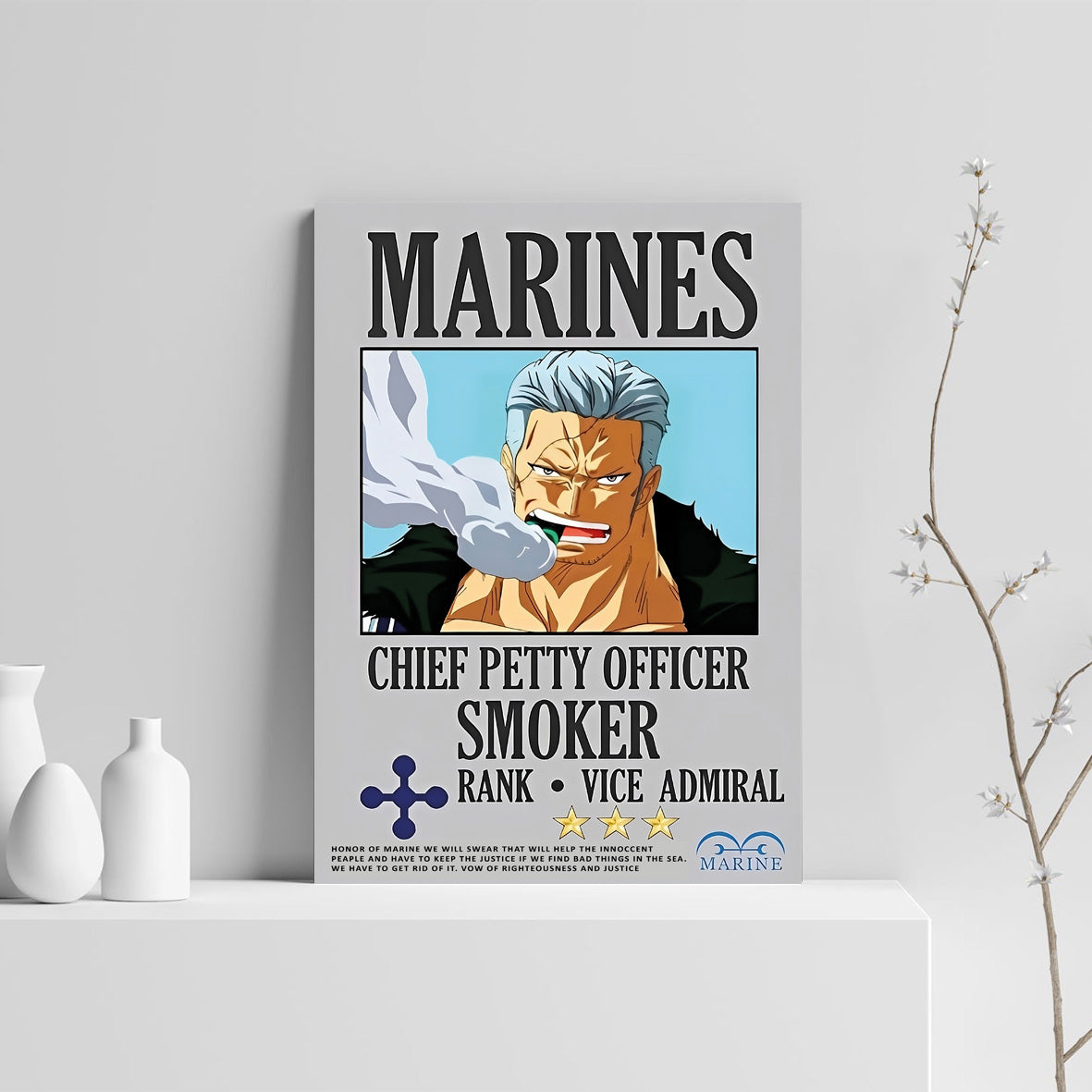 Tableau Marines Vice Admiral Smoker