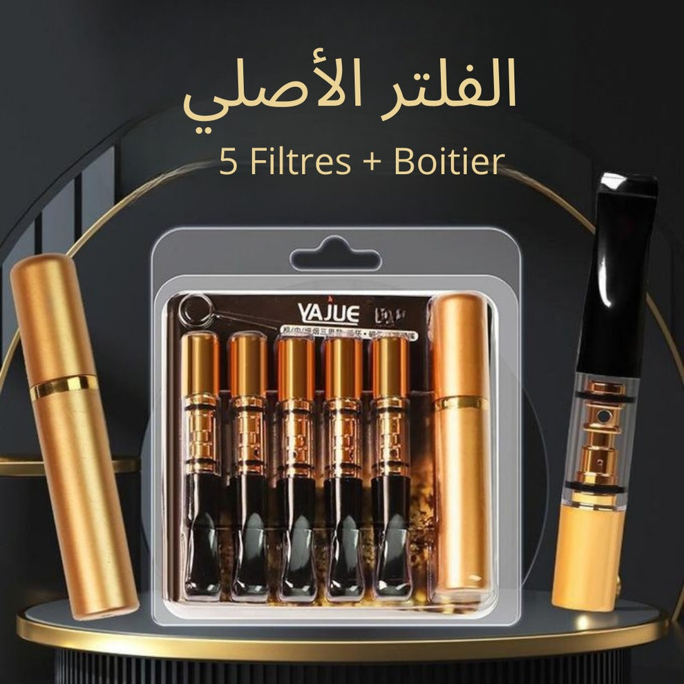 Offre 5 Filtres avec Boitier + Briquet Chalumeaux 3 en 1 🎁