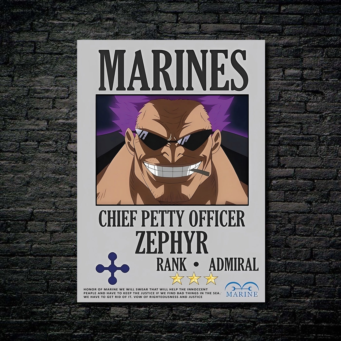 Tableau Marines Admiral Zephyr