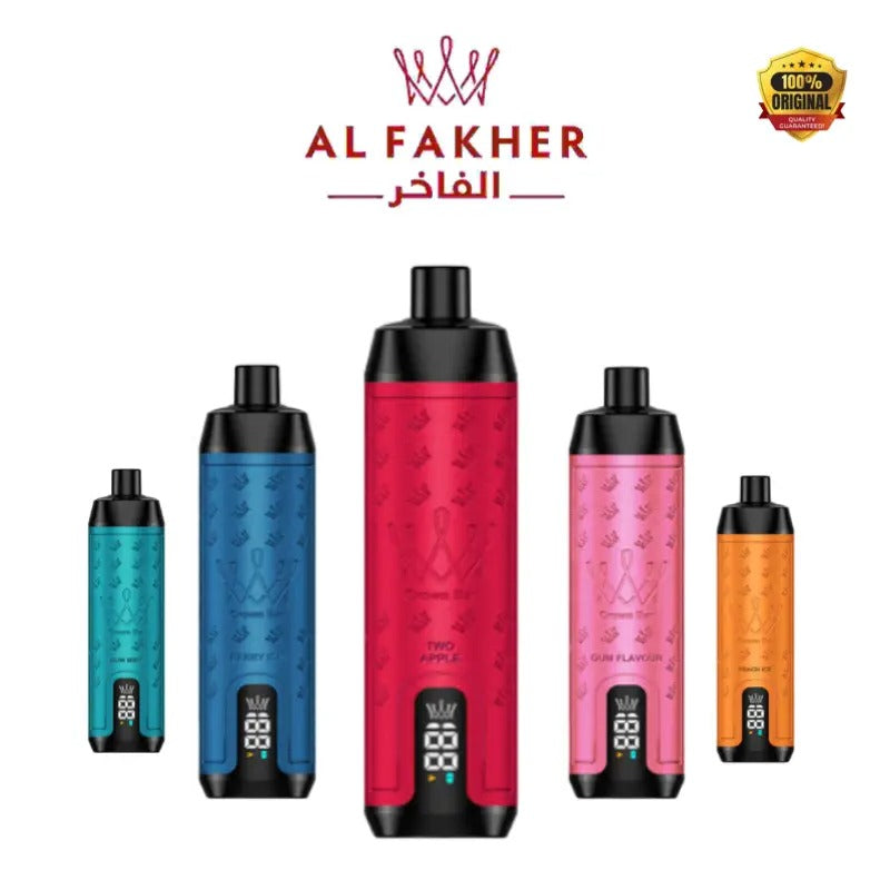 Al Fakher Crown Bar 15000 Puffs Pro Max Tunisie - Tirage DTL Chicha , 0.5% Nicotine 2024