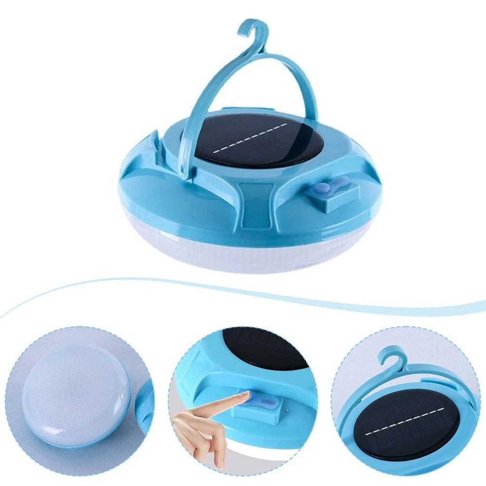Lampe de Camping Solaire LED – Portable, Puissante et Écologique