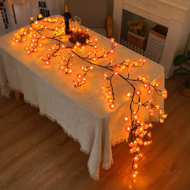 SakuraGlow™ – Guirlande LED Fleur de Cerisier pour Décoration Murale & Ambiance Romantique