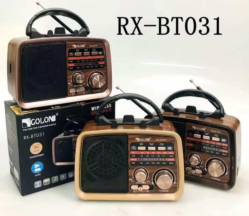Radio Multi-fréquence Portable Golon RX-BT031