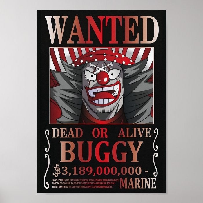 Poster Wanted Buggy A4(21x29cm)